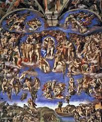 Art critics and historians have long puzzled over the odd anatomical irregularities in michelangelo's depiction of god's neck in this panel, and by the discordant lighting in the region. 10 Secrets Of The Last Judgement By Michelangelo