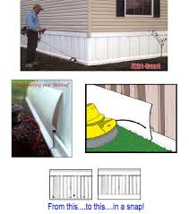 Pleasant view skirting is a great alternative to wooden lattice. Skirting Components