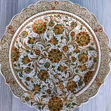 Sari Sari Plate Porcelain Ceramics Seramik Cini Mywork Work Handmade Elsanatlari Sanat Art Work Desen Design Home Decor Diy And Crafts Ceramics