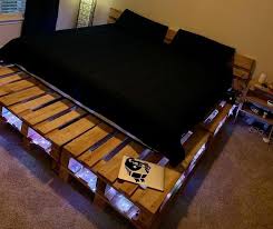 Build a queen size bed frame. Wood Pallet Bed Frames For Sale The Pallet Guys