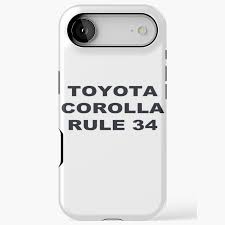 Toyota Corolla Rule 34 iPhone Case for Sale by rideroffice | Redbubble