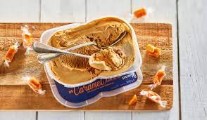 20) toutes les crèmes glacées et les sorbets sont fabriqués artisanalement les crèmes glacées sont élaborées à partir du lait de vaches normandes pâturant dans les belles prairies vertes. Creme Glacee Fou De Caramel Fleur De Sel Surgeles Picard