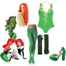 Diy Poison Ivy Created By Muffinsangria On Polyvore Fashion Style Asos Diy Costumes Poison Ivy Costumes Poison Ivy Costume Diy