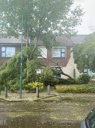 Leersum ontzet na storm die doet denken aan tornado: Ph Oombmq 9wfm