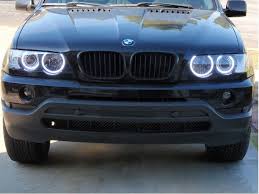 2000 2003 Bmw X5 E53 Depo Projector Uhp Led Angel Halo Headlight W Clear Corner Avtomobili Logotipy Avtomobili Logotip