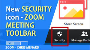 The largest packs of icons. Zoom Security Icon Is Now Part Of Meeting Controls By Chris Menard Youtube