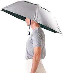 Luwint 36 Diameter Elastic Fishing Gardening Folding Umbrella Hat Headwear Silver Amazon Co Uk Sports Outdoors