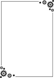 Borders For Paper Paper Border Designs Simple Flower Design