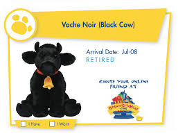 Vache Noir Black Cow Build A Bear Black Cow Cow Online Friends