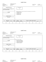 Soal bahasa indonesia kelas xi semester 1. Kartu Soal Bahasa Indonesia Kelas Xi Pdf