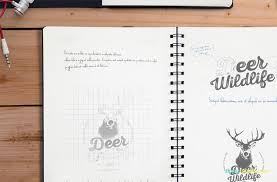 Notebook Mockup Free Psd Download Zippypixels Free Notebook Logo Sketches Stationery Mockup