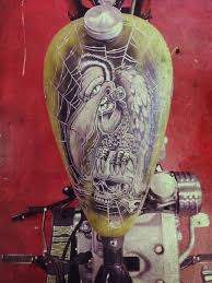 Chopper Occult Custom Paint Motorcycle Motorcycle Paint Jobs Motorcycle Painting