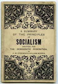 A Summary Of The Principles Of Socialism By H M Hyndman William Morris Book Cover Illustration William Morris Book Design