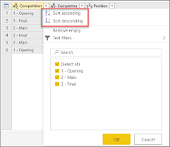 The hours of operation for toys r us stores vary by location. Sort Columns Power Query Microsoft Docs