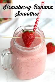One recipe contains bananas, but the others do not. Classic Strawberry Banana Smoothie Two Healthy Kitchens