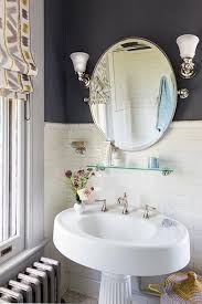 bathroom mirror with shelf