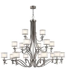 More than 3 kichler lacey 3 light at pleasant prices up to 37 usd fast and free worldwide shipping! Kichler 42396ap Lacey 18 Light 62 Inch Antique Pewter Chandelier Multi Tier Ceiling Light