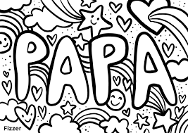 Puis ils ont passé de l'encre de couleur, au choix, jaune, orange, violet, bleu…selon le rendu que l'on souhaite (plus ou moins lumineux/foncé). Gratuit 4 Coloriages Fete Des Peres Pour Lui Faire Plaisir Fizzer