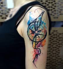 40 watercolor compass tattoo designs for men cool ideas the most noteworthy characteristic of a. 50 Compass Tattoo Designs That Evoke Your Adventurous Spirit Tats N Rings