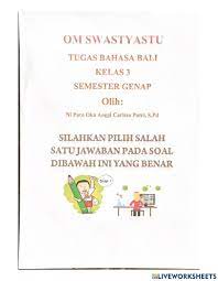 Maybe you would like to learn more about one of these? Latihan Tema 7 Sor Singgih Basa Worksheet