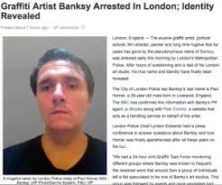 In all likelihood, banksy is a street art graffiti artist from bristol, england. Ah The Internet Banksy Arrested Not Glasstire