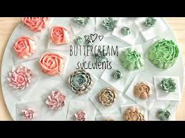 I learned how to do it by watching a video on this webpage: How To Pipe Buttercream Succulents Terrarium Cake Decorating Buttercream Succulent Piping Tutorial Youtube