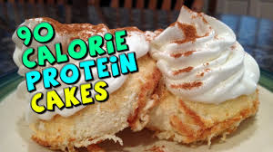 Years ago i learned the tip of baking with a soda instead of using oil in cake recipes. 90 Calorie Protein Cakes Recipe 1g Fat 3g Carbs 16g Protein Youtube