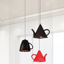 Modern kitchen ceiling light fixtures. Lukloy Modern Kitchen Lamp Resin Teapot Tea Cup Kitchen Pendant Light Hanglamp Hanging Light Fixture For Dining Room Decoration Pendant Light Shades Light Shadekitchen Lamp Aliexpress
