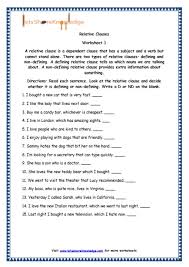 These worksheets will help you work with seventh grade words to help you make a deeper an broader vocabulary. Grade 5 English Resources Printable Worksheets Topic Relative Clauses Lets Share Knowledge