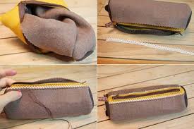 Kerajinan Tangan Dari Kain Flanel Kerajinan Kotak Pensil Dari Kain Flanel 06 Kotak Pensil Kain Flanel Tas Flanel
