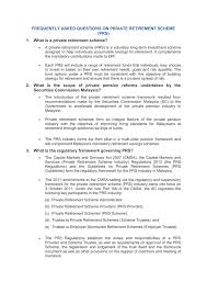 What is private retirement scheme (prs)? Frequently Asked Questions On Private Retirement