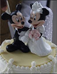 Mickey Mouse Wedding Cake Topper Mickey Mouse Wedding Disney Wedding Cake Mickey And Minnie Wedding