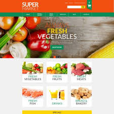Online Supermarket Virtuemart Template Supermarket Online Supermarket Template Site