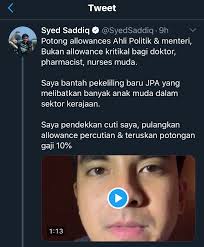 Ya, menjadi doktor satu ibadah, menjadi tukang kebun juga. Ikbal D Azim Iqbal Azim96 Twitter