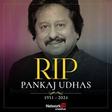 In the symphony of life, Pankaj Udhas played a timeless melody. Rest in  peace to a legend whose music will resonate forever #PankajUdhas  #RIPPankajUdhas #pankajudhasfans #pankajudhassongs #RIP #Ghazals #Bollywood  #Legends