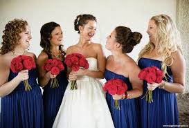 Ideal Colors Red Bouquet Wedding Red Wedding Blue Wedding Inspiration