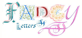 Web site bitfontmaker lets you design, create, and download your own fonts. Fancy Lettering As A Calligraphy Skill