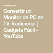 построение бизнес моделей настольная книга стратега и новатора Pdf Convertir Un Monitor De Pc En Tv Tradicional Gadgets Facil Youtube Monitor Pc Youtube Electricidad Y Electronica