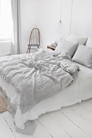 Nothing Gives Your Bedroom Decor A More Elegant Look Than Linen Bedding Stonewashed For Maximum Softness Bed Linens Luxury Bed Linen Design Grey Linen Bedding
