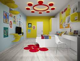 This ceiling design is literally out of the world! Gypsum Board Designs For Kids Room False Ceilings False Ceiling Design False Ceiling Bedroom Ceiling Design