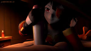 Konosuba Megumin POV Handjob and Blowjob - XAnimu.com