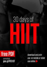 30 Days Of Hiit Programmes D Entrainement Physique Programme D Exercice Exercice