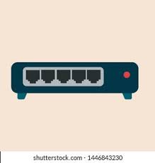 Ethernet Switch Device Icon Design Stock Vector Royalty Free 1446843230