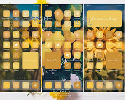Yellow Sunflowers Lemon Aesthetic 238 Iphone Ios 14 App Icons Ios14 Widget Photos Widgetsmith Shortcuts Ios 14 Summer App Icon Pack App Icon Iphone Wallpaper App Ipad Ios