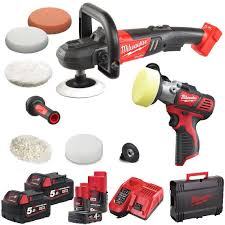 Why doesn't milwaukee make a battery powdered belt sander? Milwaukee M12 M18 Fuel Polisher Twin Pack