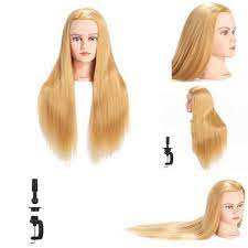 Cosmetology Mannequin Head Human Hair Hairdresser Training Super Long 26 28 Hairdressing Training Head Hair Mannequin Heads