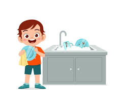 I had to the dishes and i so i did this xd, but the feedback i got was my 24 year old brother joining me and together we got dem dishes (not)done with da power of water bending >.< lol i love you art btw. Free Vector Washing The Dishes Illustration