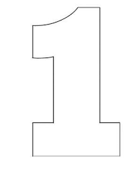 Neat free printable templates with quite a number of uses. Number 6 Cake Stencil Novocom Top