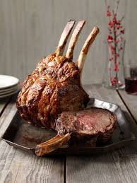 We roast our potatoes right in the pan juices—for flavorful, golden goodness! Standing Rib Roast Emeril Lagasse Food Network Recettes De Cuisine Nourriture Gastronomie