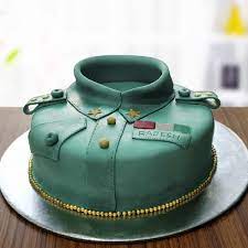Army cake i got this idea from another picture i saw on here. Army Uniform Cake Myflowertree